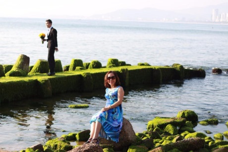 Bãi đá rêu xanh Nha Trang Bãi đá rêu xanh Nha Trang